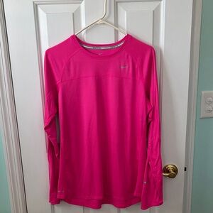 Nike Fuchsia Long Sleeve Top